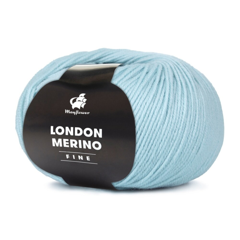 Mayflower London Merino Fine 021 Jasny akwamaryn