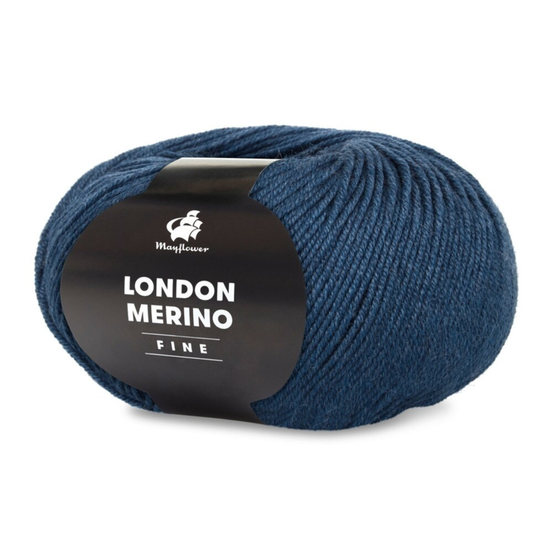 Mayflower London Merino Fine 032 Ciemnoniebieski jeans