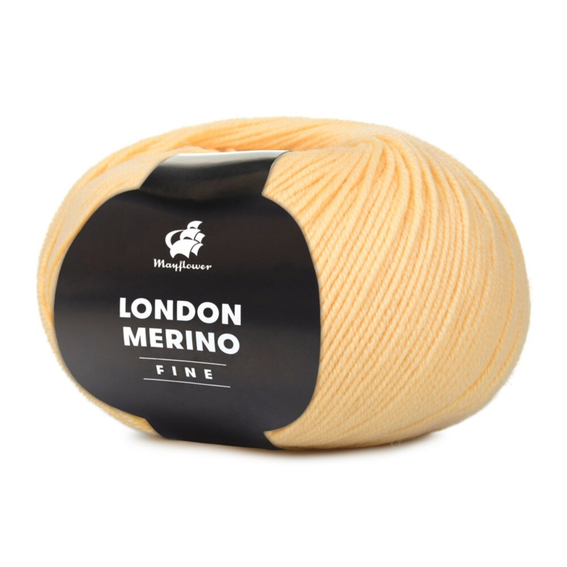 Mayflower London Merino Fine 020 Krem waniliowy