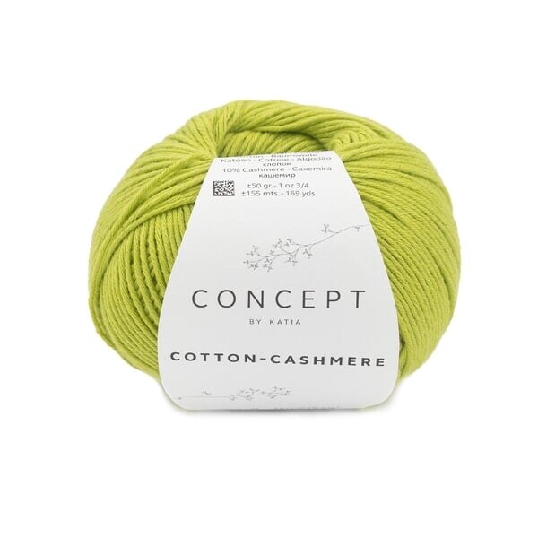 Katia Cotton-Cashmere 84 Pistacjowy