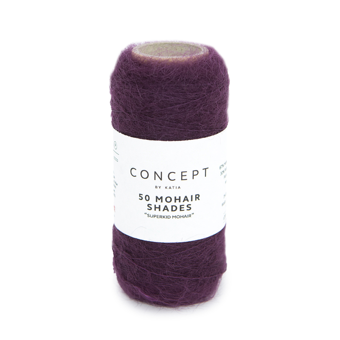 Katia 50 Mohair Shades 55 Purpurowy fiolet