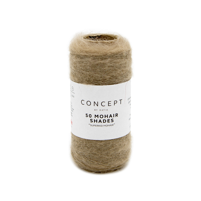 Katia 50 Mohair Shades 8 Kamienny szary