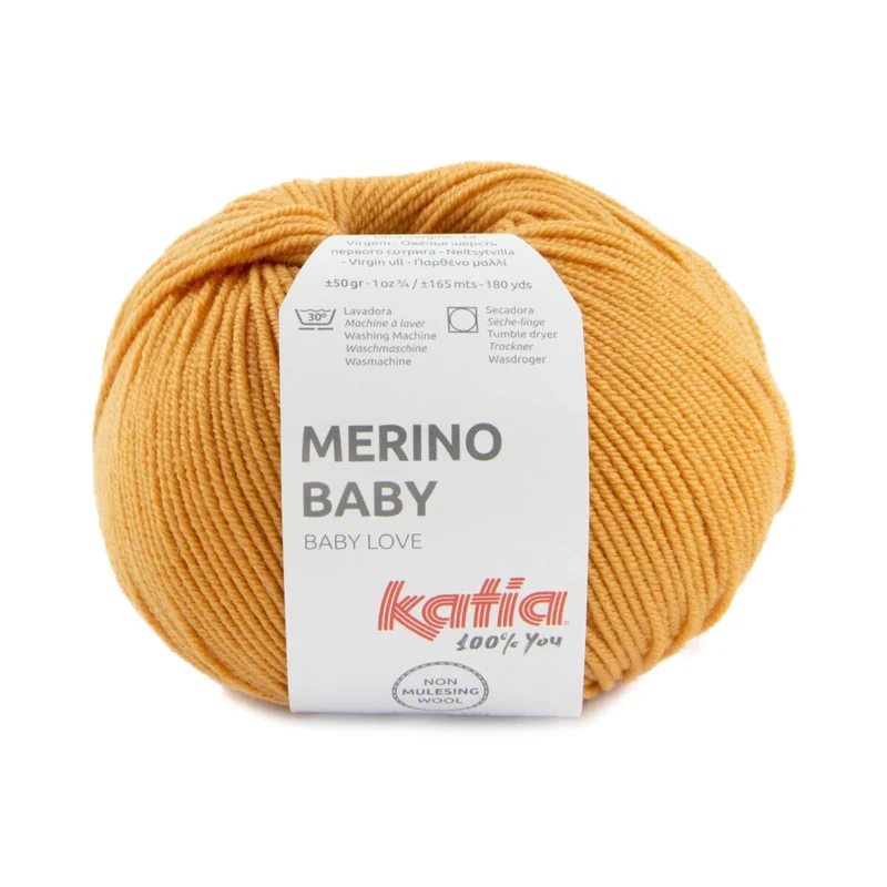 Katia Concept Merino Baby 151 Pastelowy pomarańczowy