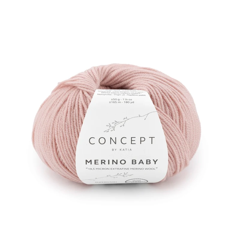 Katia Concept Merino Baby 163 Jasnoróżowy