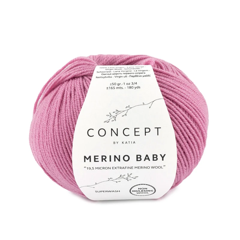 Katia Concept Merino Baby 046 Róża