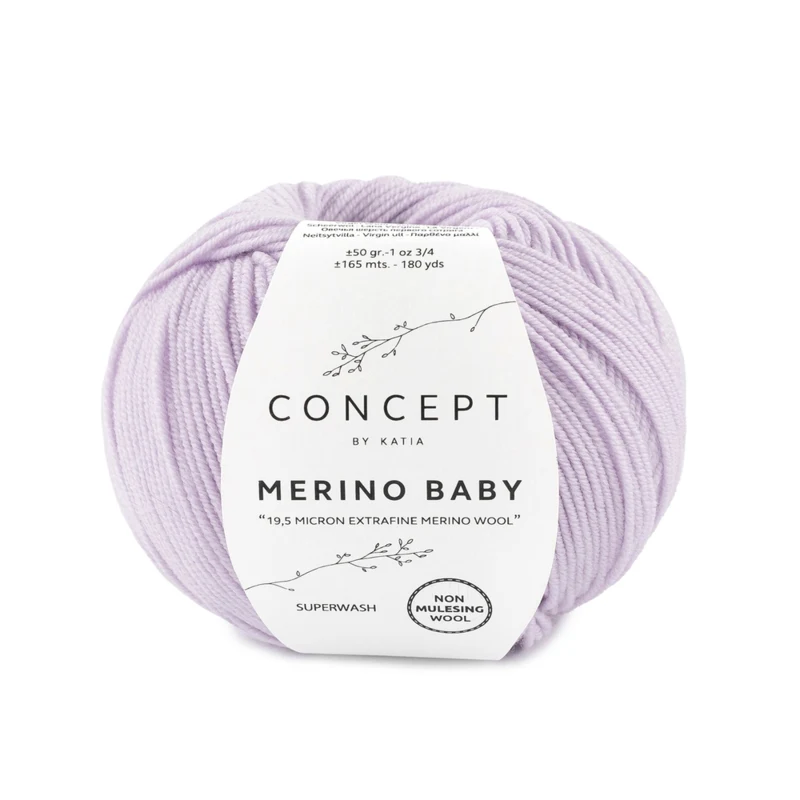 Katia Concept Merino Baby 066 Jasny fiolet