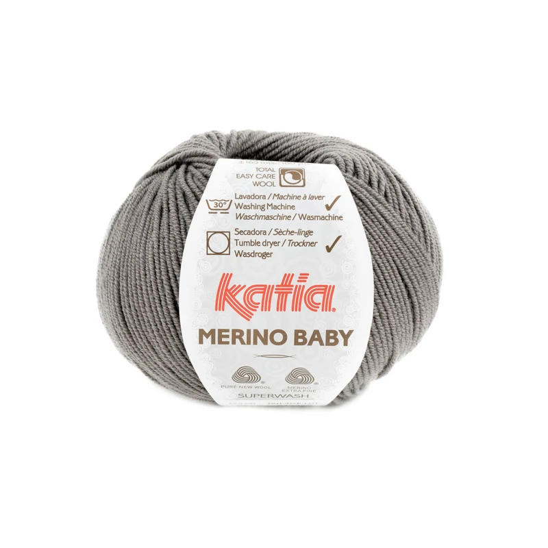 Katia Merino Baby 095 Beżowy szary