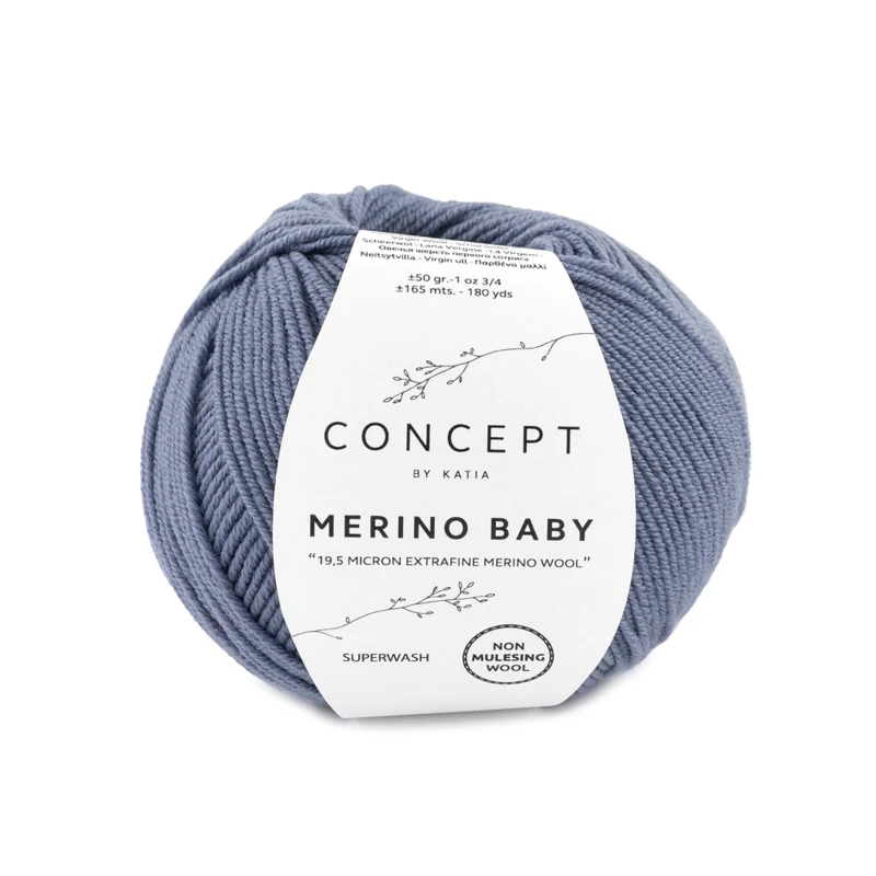 Katia Concept Merino Baby 067 Ciemnoszary