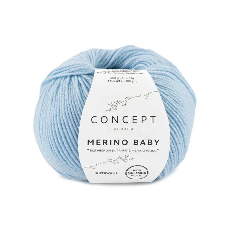 Katia Concept Merino Baby 008 Błękit nieba