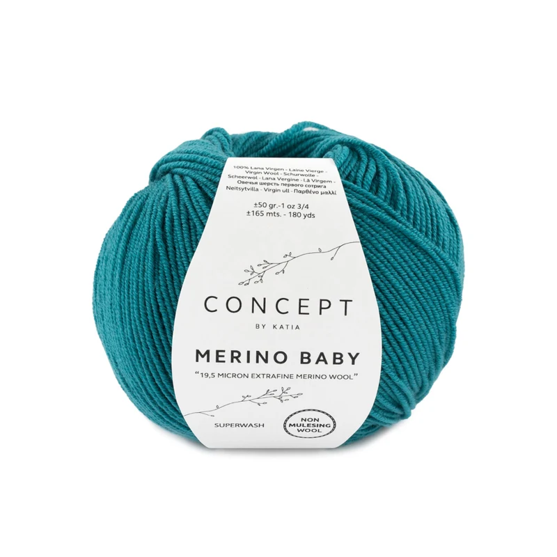 Katia Concept Merino Baby 075 Szmaragd