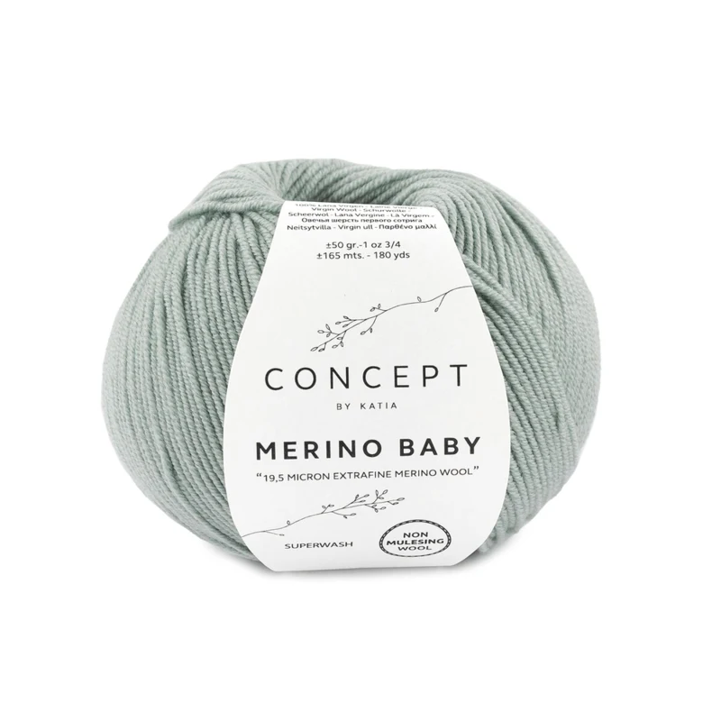 Katia Concept Merino Baby 097 Jasnozielony