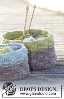 163-16 Wiosenne kosze od DROPS Design