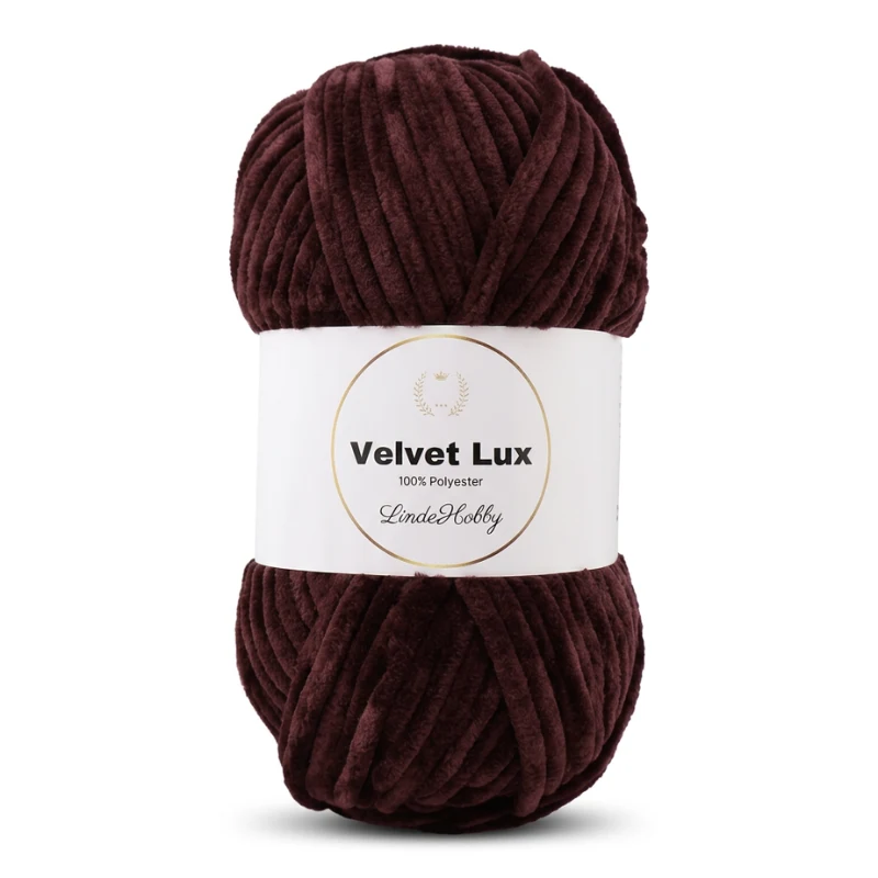 LindeHobby Velvet Lux 57 Ciemna śliwka