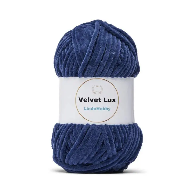 LindeHobby Velvet Lux 26 Granatowy