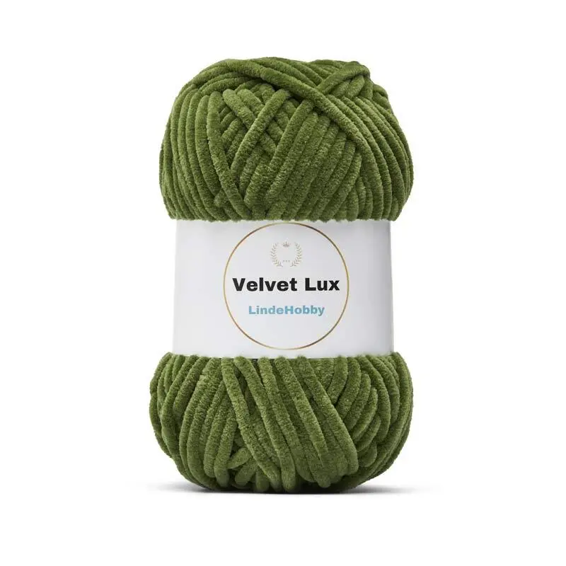 LindeHobby Velvet Lux 31 Oliwkowy Zielony