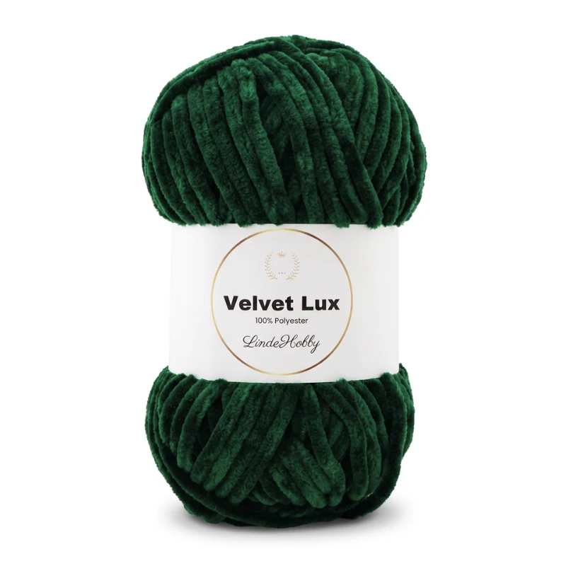 LindeHobby Velvet Lux 45 Leśna zieleń