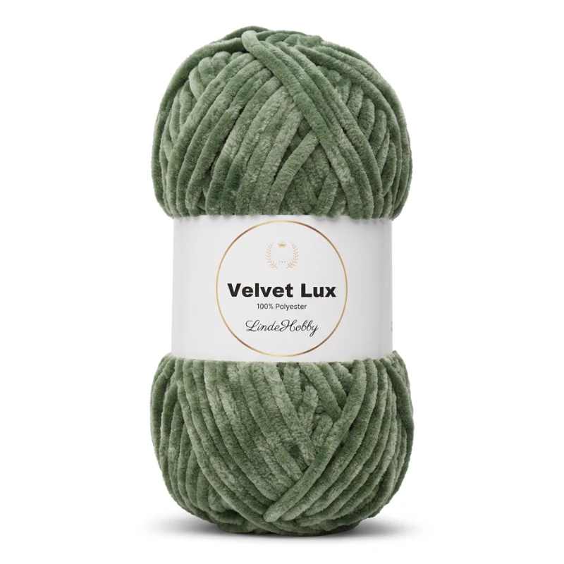 LindeHobby Velvet Lux 49 Przygaszona szałwia