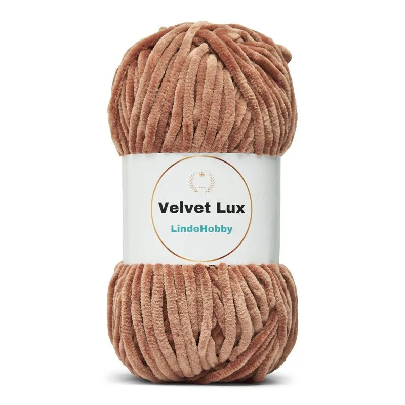 LindeHobby Velvet Lux 8 Ciemne beżowe