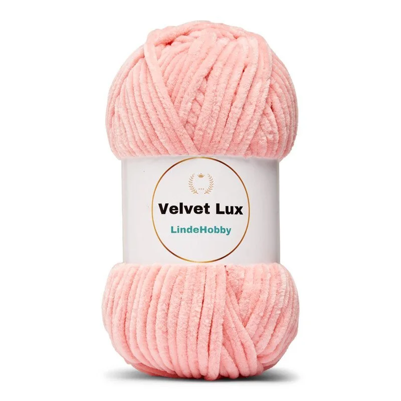 LindeHobby Velvet Lux 12 Różowy pastelowy