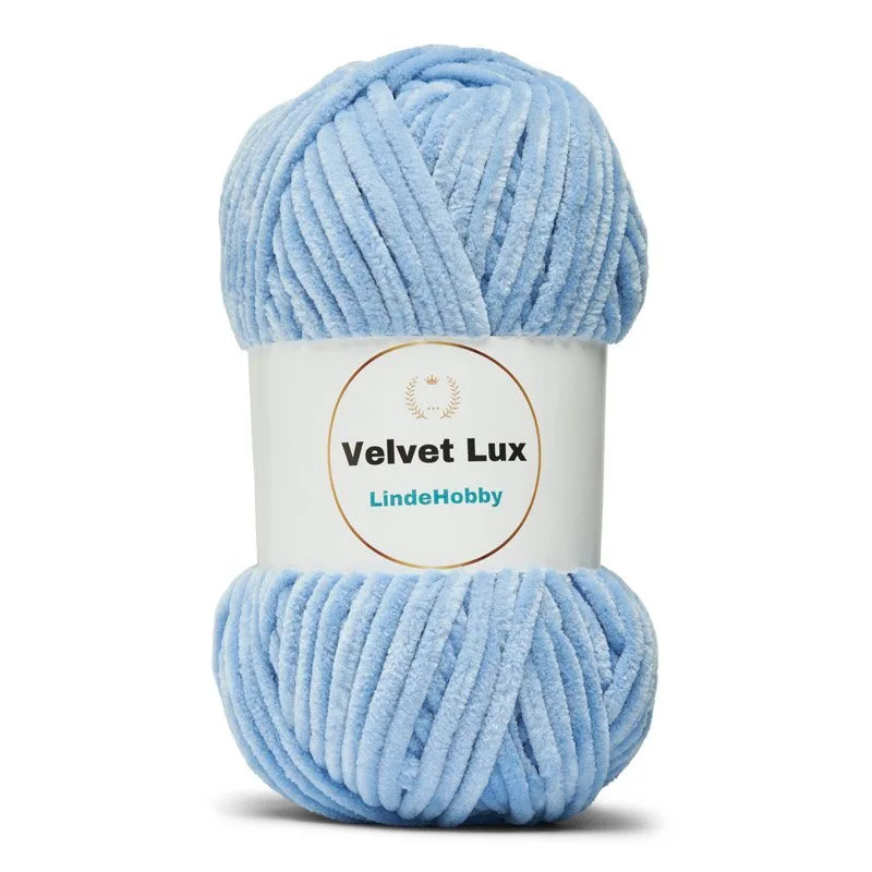 LindeHobby Velvet Lux 23 Jasny niebieski