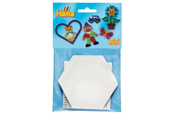 Hama mini talerz perłowy - 2 szt. Sześciokątny 594 nr. 5204