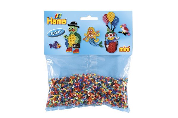 Koraliki Hama Mini, 7.500 sztuk Mix