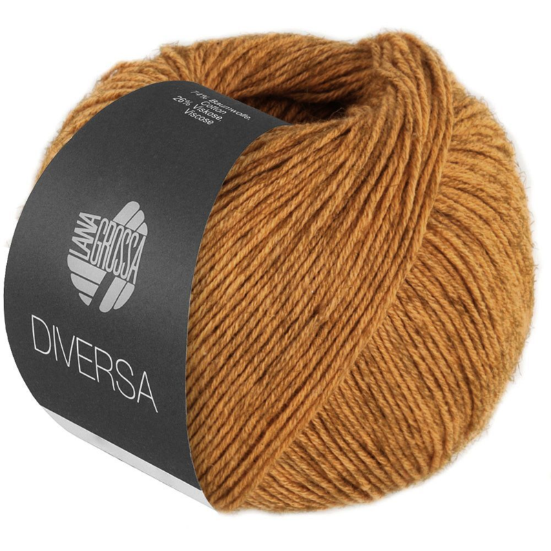 Lana Grossa Diversa 23 Żółty ochrowy