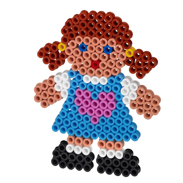 Hama maxi perłowy talerz, przezroczysty - Dziewczyna 8207