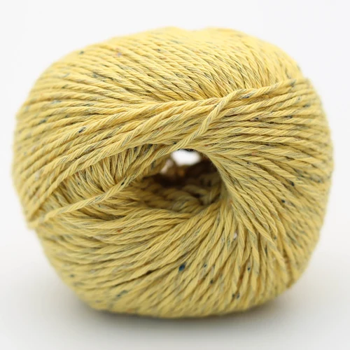 Erika Knight Gossypium Cotton Tweed 31 Tarta cytrynowa żółta