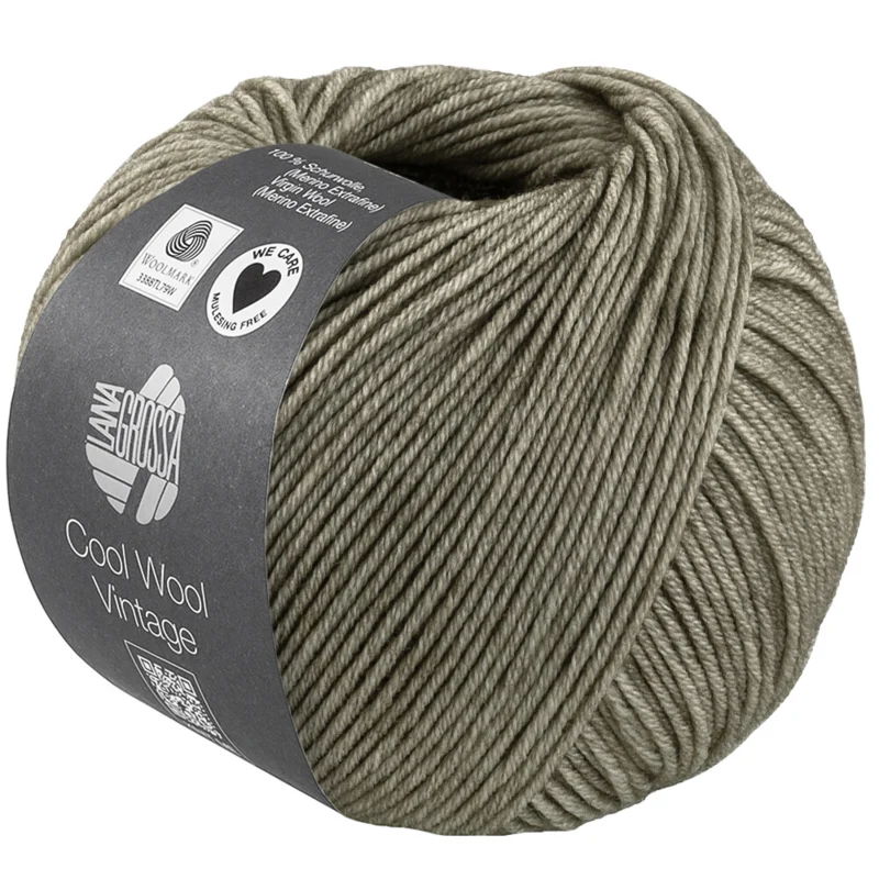 Lana Grossa Cool Wool Vintage 95 Cementowoszary