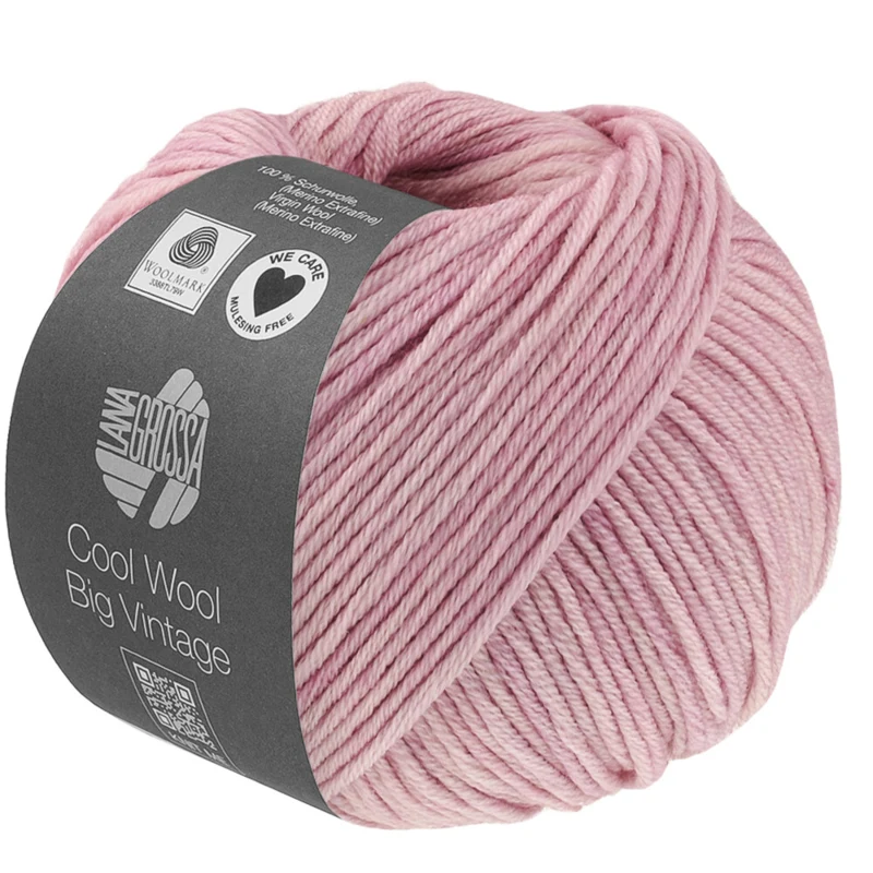 Lana Grossa Cool Wool Big Vintage 93 Liliowy