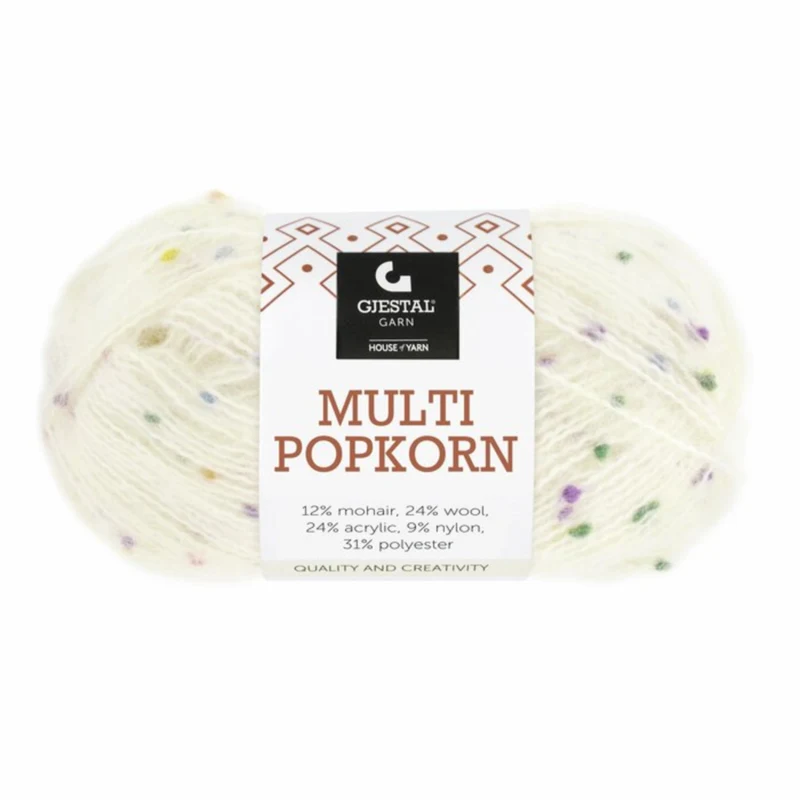 Gjestal Multi Popkorn 501 Biały