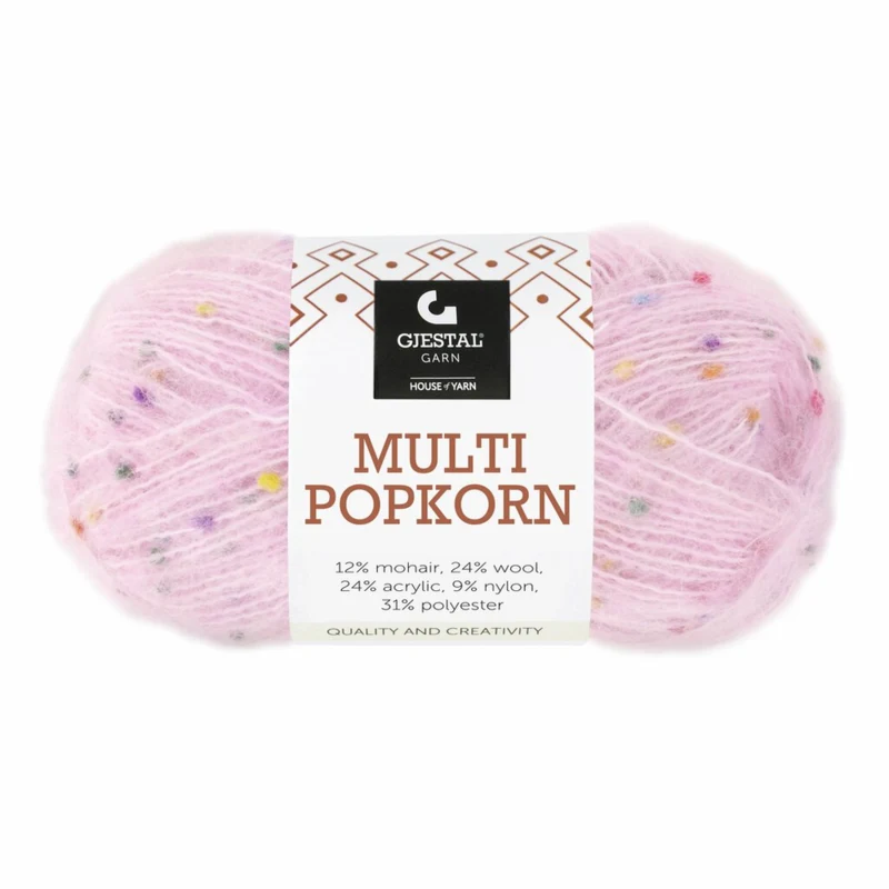 Gjestal Multi Popkorn 505 Różowy