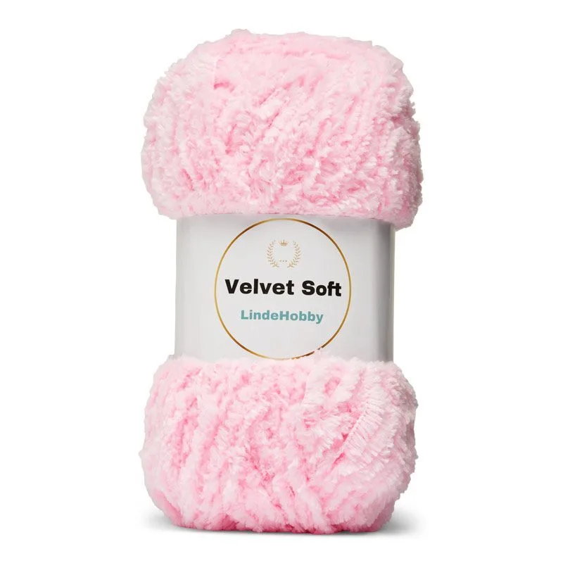 LindeHobby Velvet Soft 9 jasnoróżowy