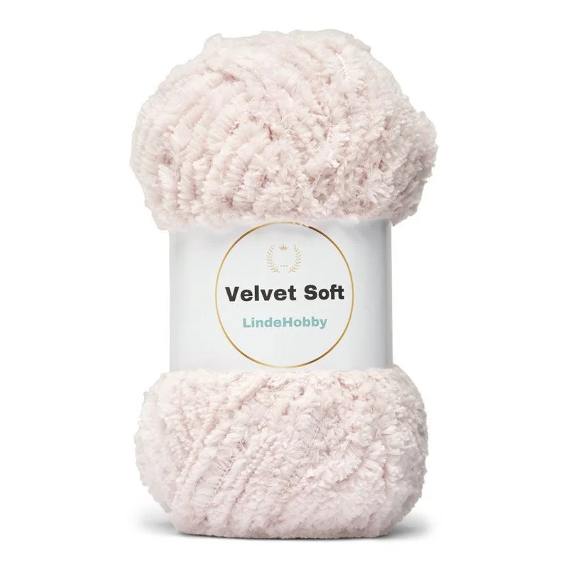 LindeHobby Velvet Soft 30 Różowy pudrowy