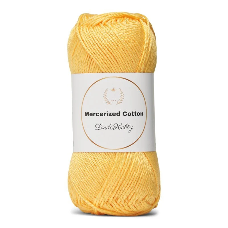 LindeHobby Mercerized Cotton 22 Żółty
