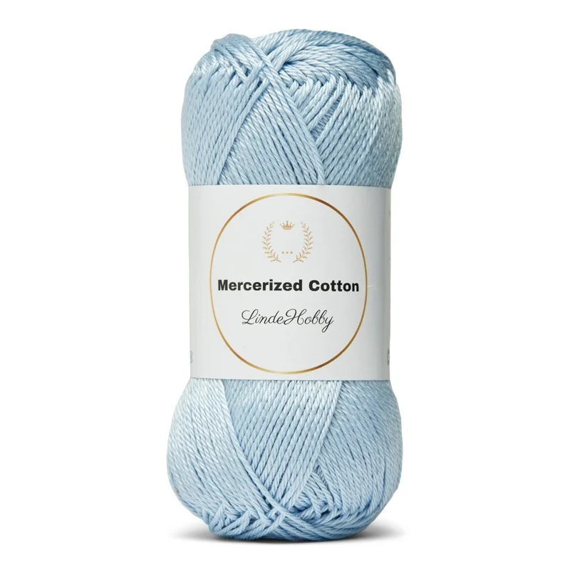 LindeHobby Mercerized Cotton 28 Błękit dla niemowląt