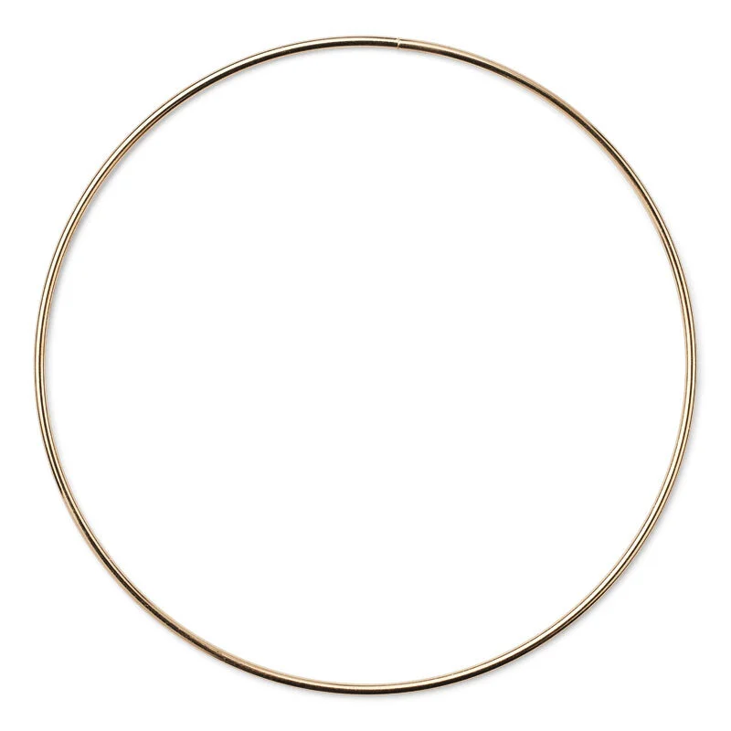 HobbyArts Metalowy Pierścień Złoty 15 cm