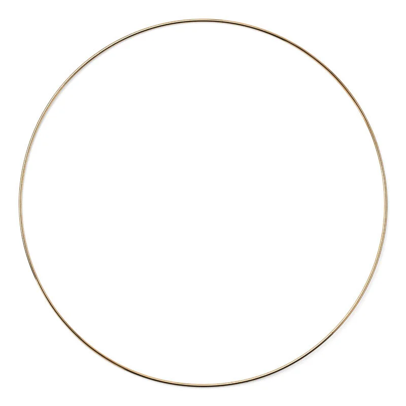 HobbyArts Metalowy Pierścień Złoty 30 cm