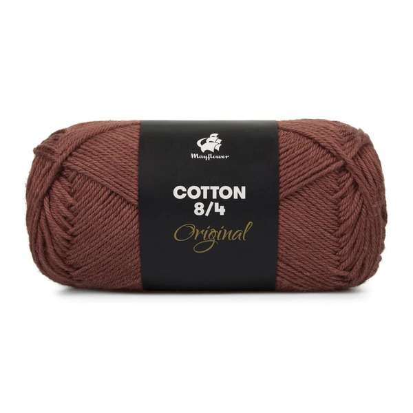 Mayflower Cotton 8/4 1437 Czerwonobrązowy