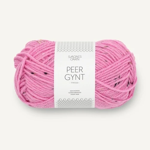 Sandnes Peer Gynt 4615 Różowy naturalny tweed