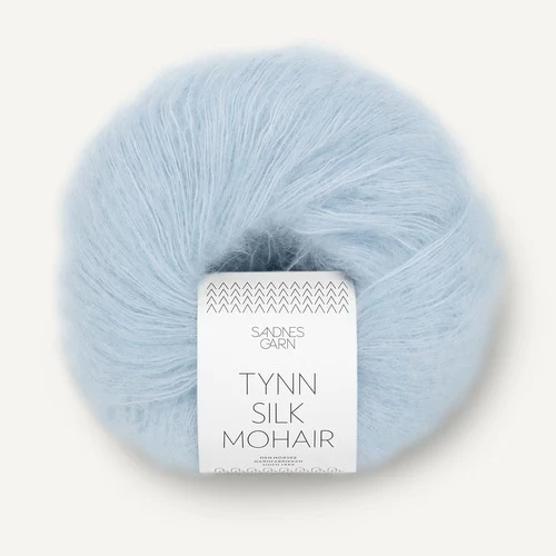 Sandnes Tynn Silk Mohair 6012 Jasny niebieski