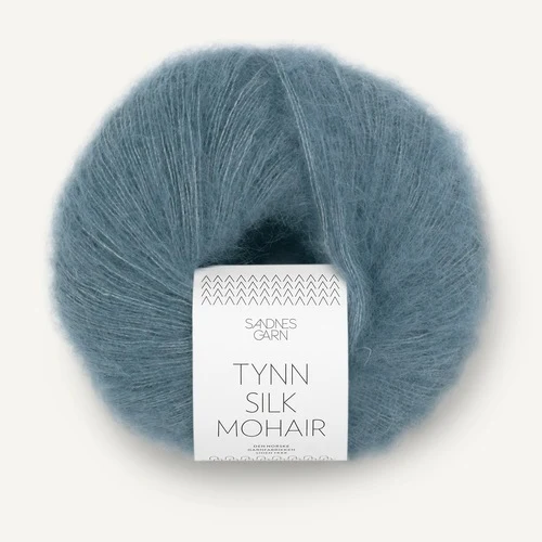 Sandnes Tynn Silk Mohair 6552 Błękit lodu
