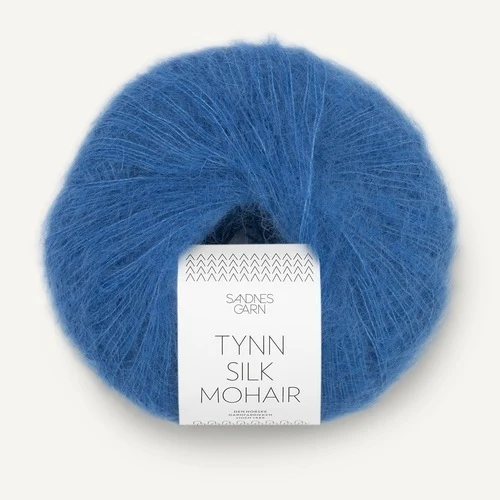 Sandnes Tynn Silk Mohair 6044 Błękit regatowy