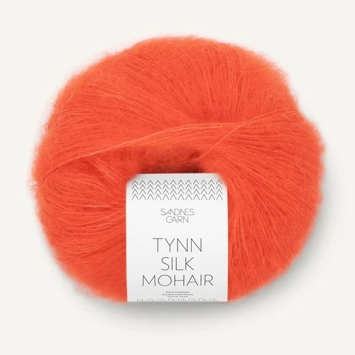 Sandnes Tynn Silk Mohair 3818 Pomarańczowy
