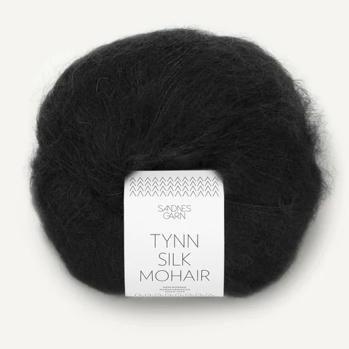 Sandnes Tynn Silk Mohair 1099 Czarny