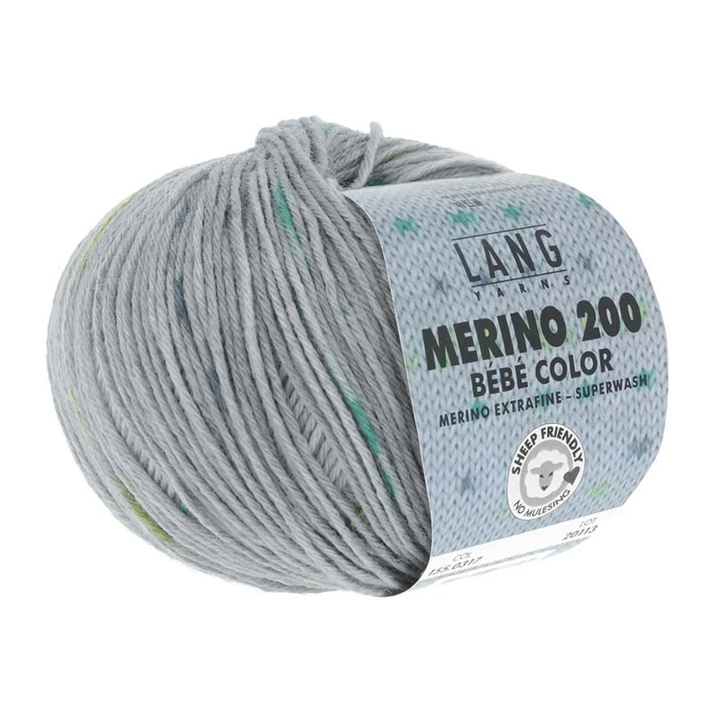 Lang Yarns MERINO 200 BEBE COLOR 317