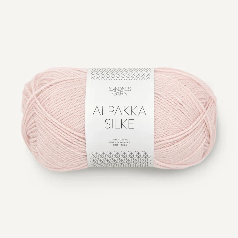 Sandnes Alpakka Silke 3511 Pudrowy Róż