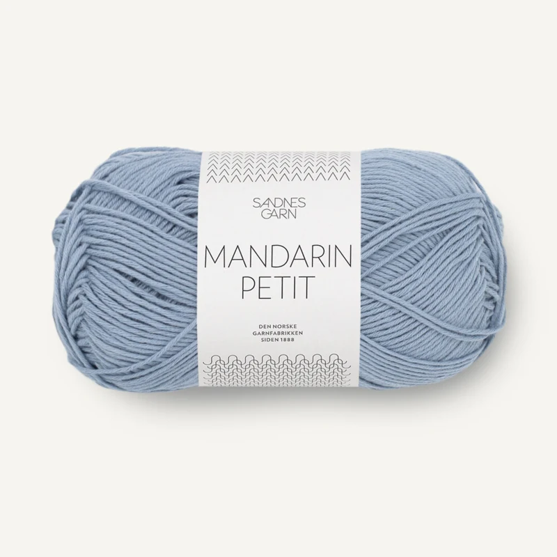Sandnes Mandarin Petit 6032 Niebieska Hortensja