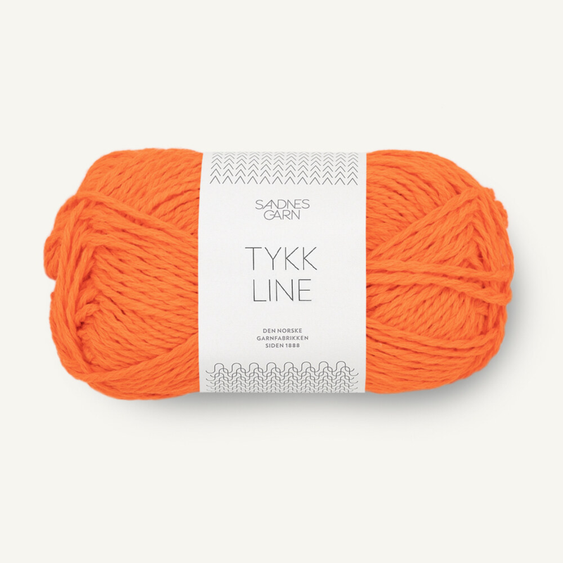Sandnes Tykk Line 3009 Pomarańczowy Tygrys